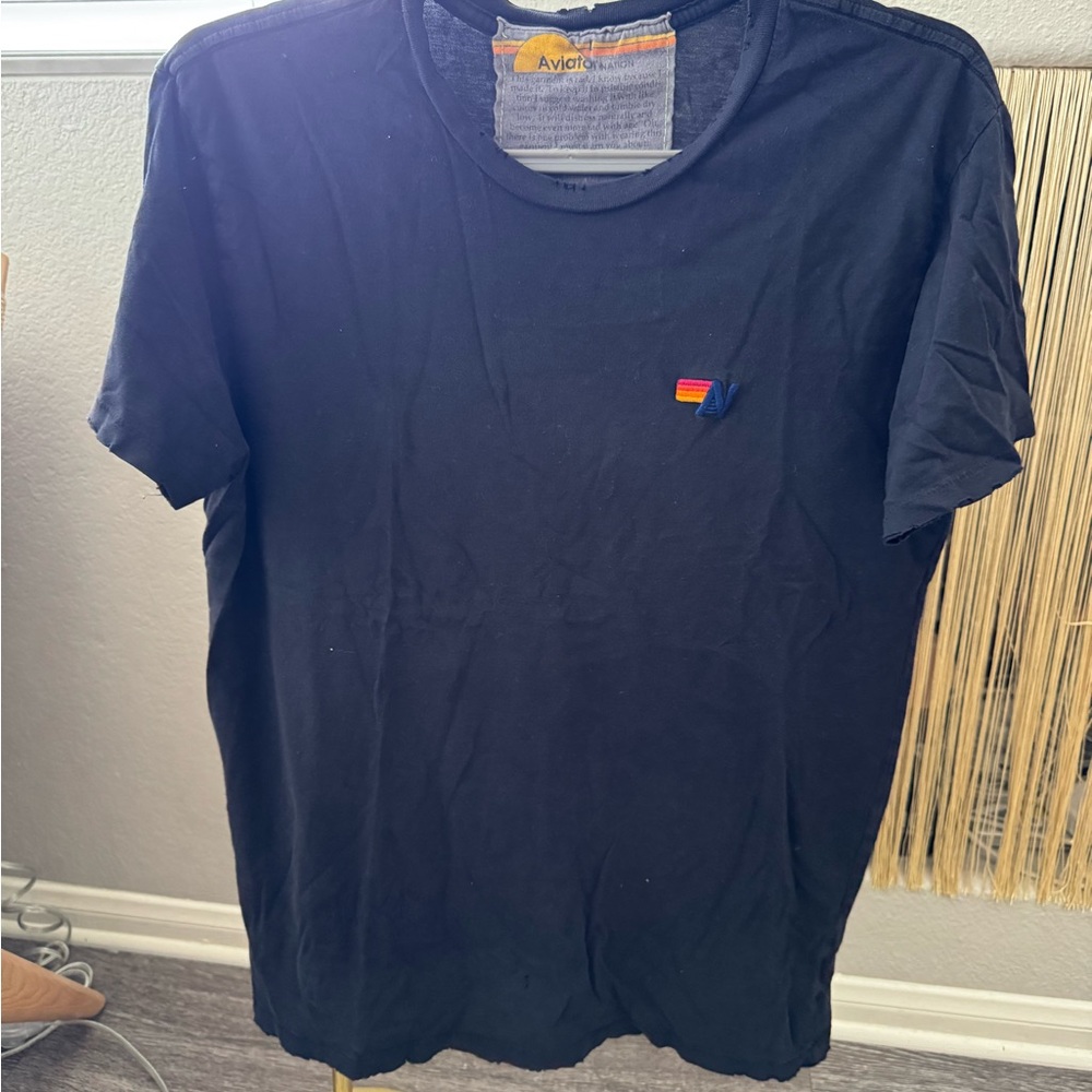 Aviator Nation Vintage Basic Tee Black